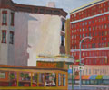 Painting entitled Diner in NYC